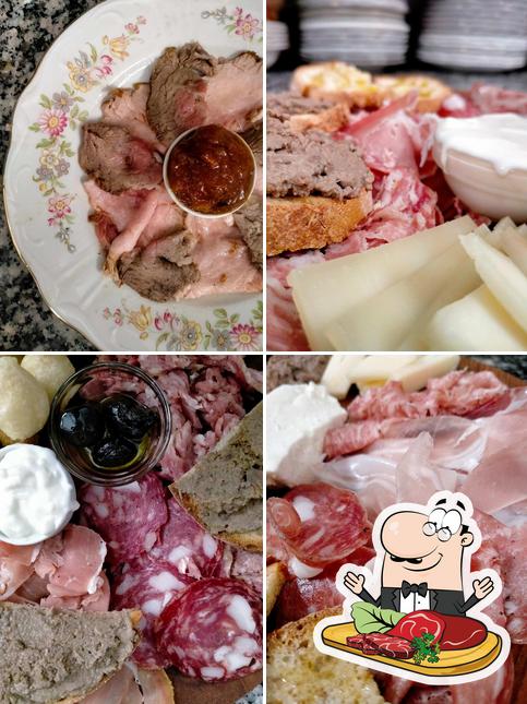 Scegli piatti di carne dal menu