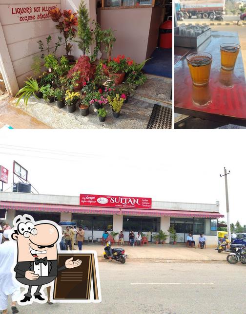 New Sultan Family Restaurant is distinguished by exterior and alcohol