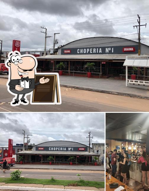 O exterior do Chopperia Nº 1