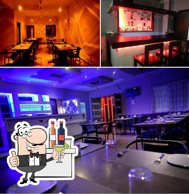 The picture of bar counter and interior at Eros Bar & Restaurant