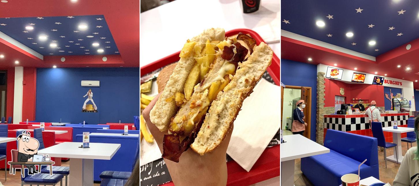 Gli interni di Burghi’s FAST FOOD sgf