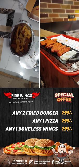 Food at Fire wings - Bhiwandi