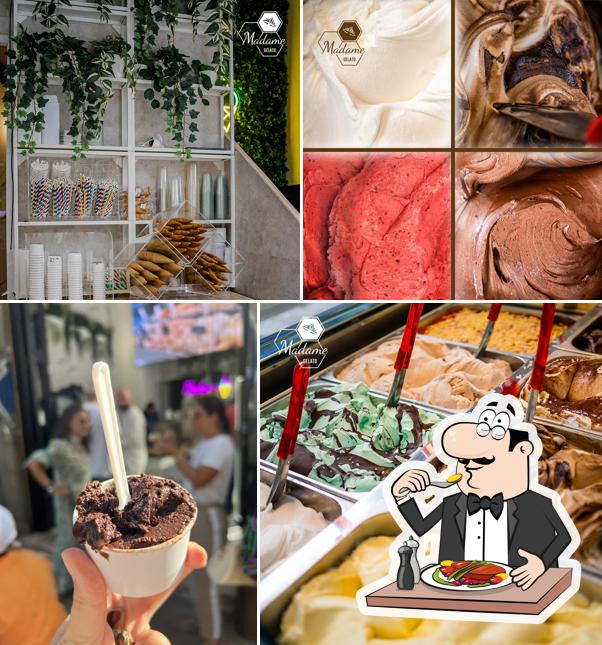 Cibo al Gelateria Madame