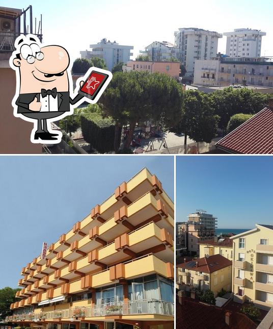 Gli esterni di Hotel Tre Assi