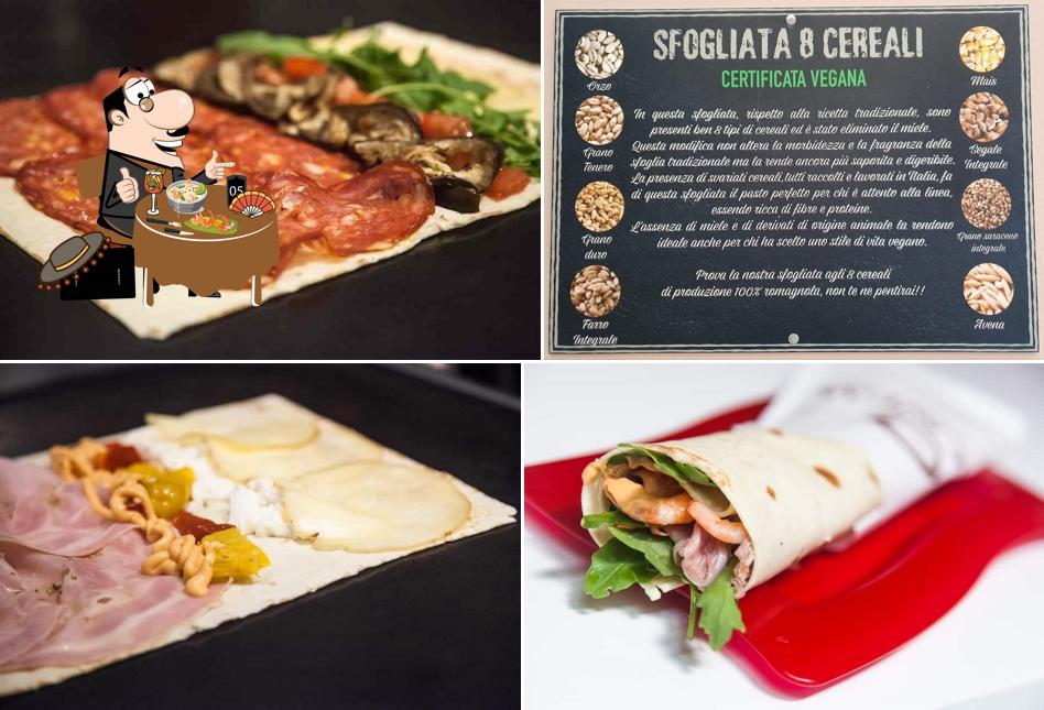 Platti al La Caveja Piadinerie