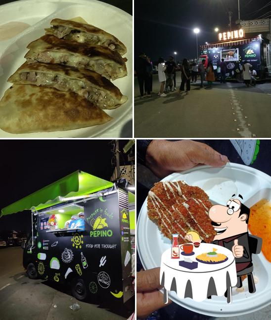 Try out a burger at PEPINO Food truck