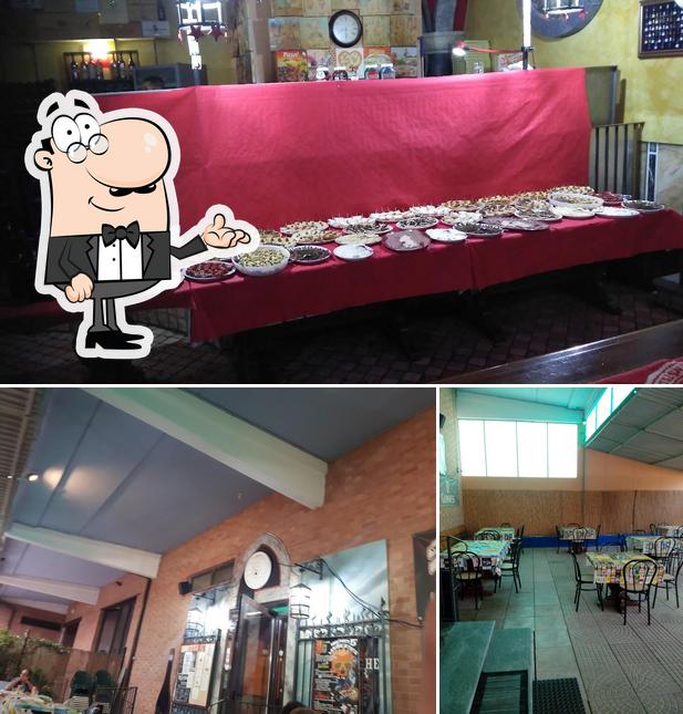 La immagine di interni e cibo da Gothic Ristorante Pizzeria