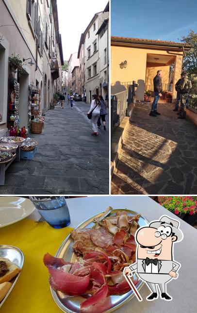 Dai un’occhiata alla foto che mostra la esterno e cibo di Ristorante Azienda Agricola La Rialla
