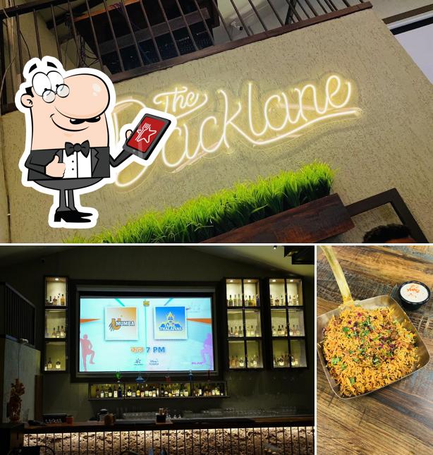 Check out the image displaying exterior and food at The Backlane Kitchen and Bar