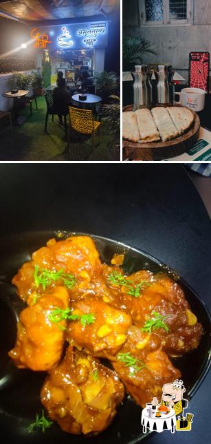Food at The cafe club