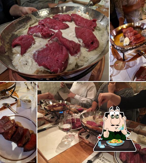 Platti al Restaurant l'Etrier d'Argent