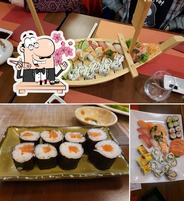 Prova le diverse opzioni di sushi