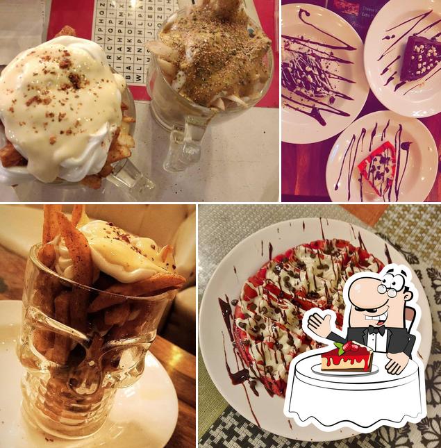 Alpha Vibes Cafe offers a variety of desserts