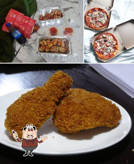 Food at Crispy Fried Chicken