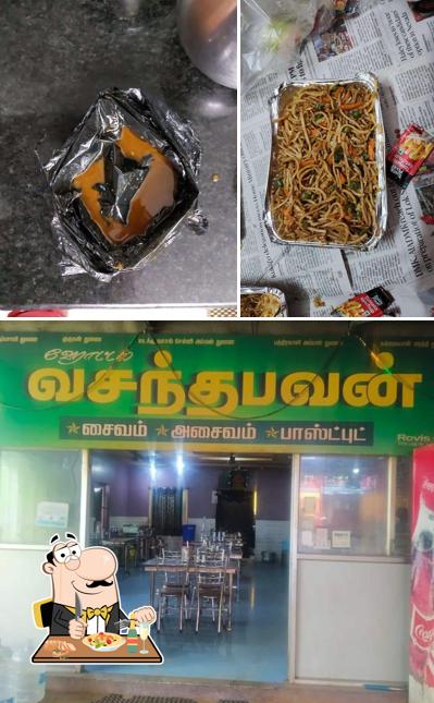 Hotel Vasantham is distinguished by food and interior