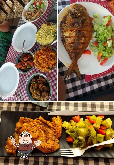Food at Jeffi Restaurant