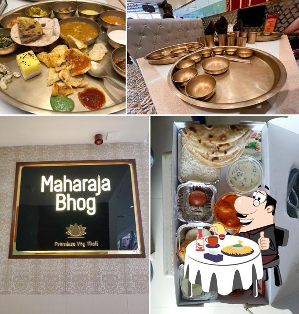 Cheese plate at Maharaja Bhog