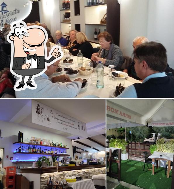 Gli interni di Ambasciata di Mare