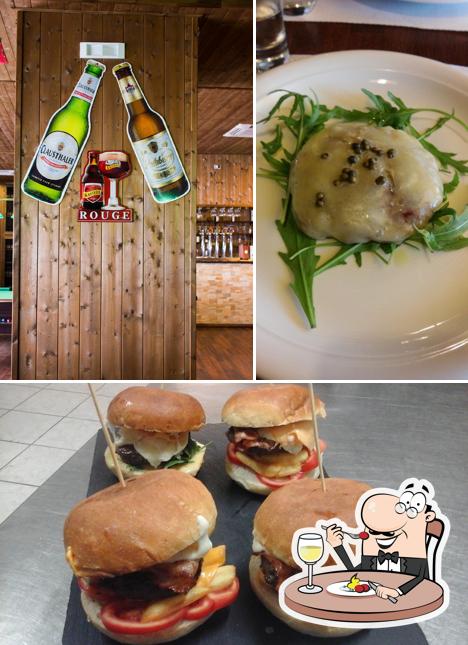 La cibo e birra del ristorante