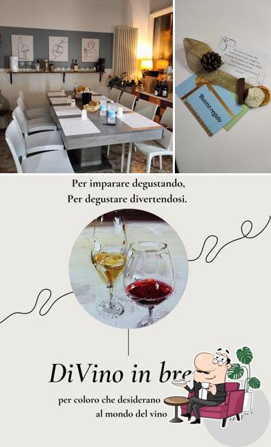 Gli interni di Enoteca Tibi