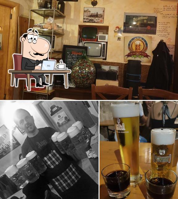 Dai un’occhiata alla immagine che presenta la interni e birra di Zio Kinto