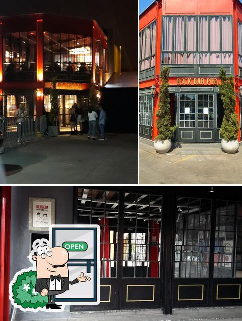 O exterior do Rock Bar Pub