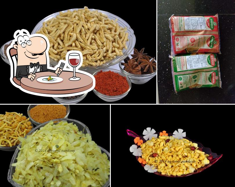 Food at Agrawal Namkeen Center