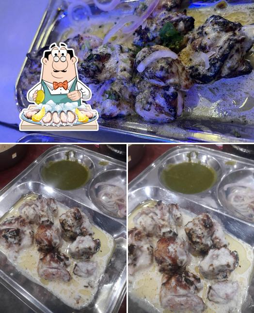 Oysters at BHALLU BIRYANI