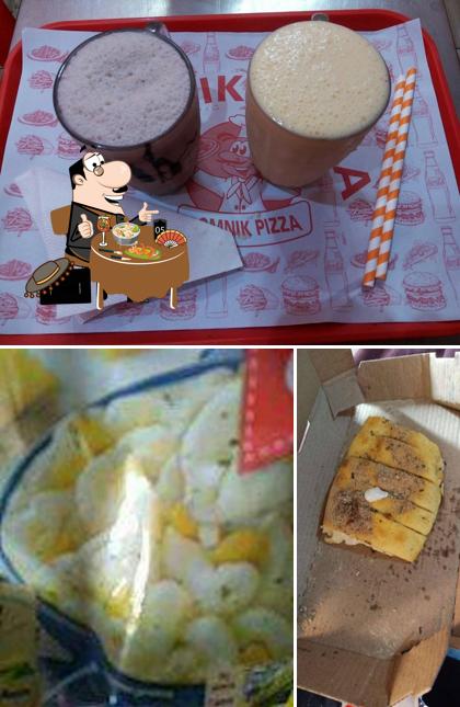 Among various things one can find food and beverage at Romnik Pizza