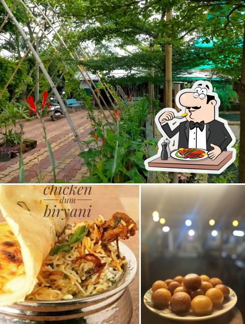 The image of food and exterior at Kanak Farm