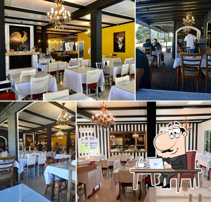 O interior do Le Maître Coq