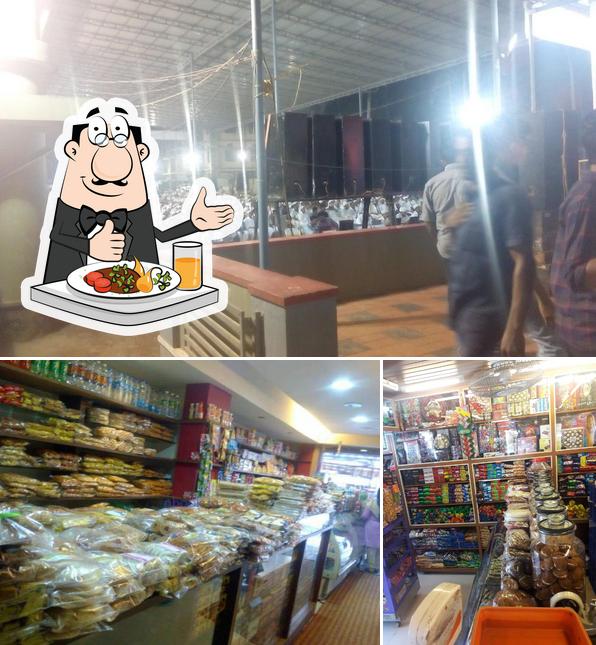 This is the picture displaying food and interior at Milky Bakery