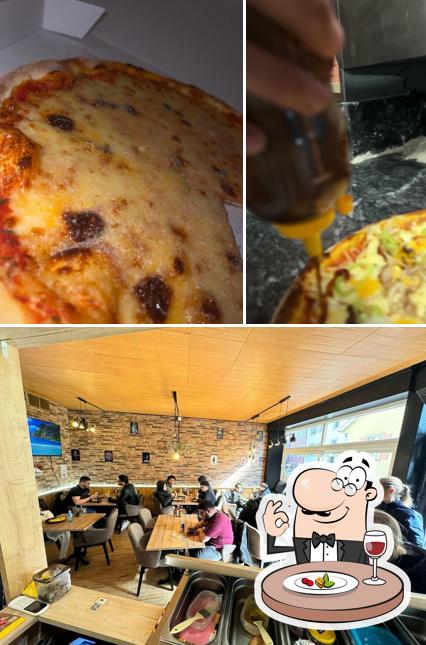 No.5 Pizzeria&Kebab si caratterizza per la cibo e interni