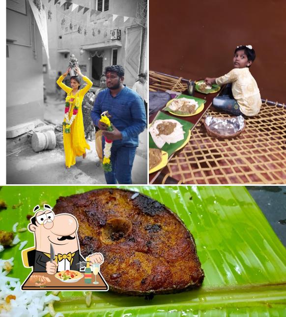 Take a look at the photo depicting food and interior at Pandiyan Mess
