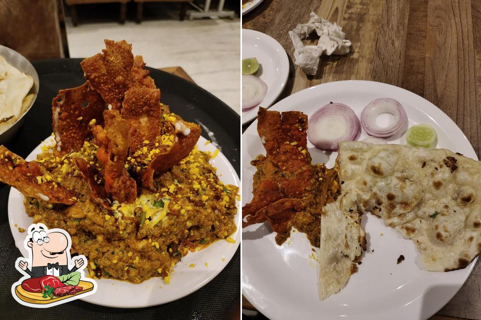 Get meat dishes at Shree Santosh Family Dhaba Restuarant and Lodge