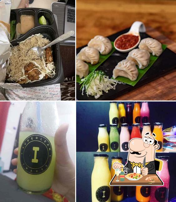 This is the picture depicting food and drink at SuperLeanMeal