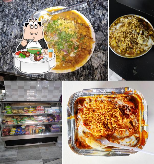 Hot and sour soup at Vrindavan Sweets & Chat