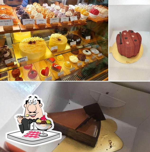 The Cakecity Patisserie serves a number of desserts