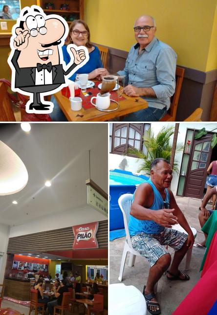 O interior do Casa Pilão