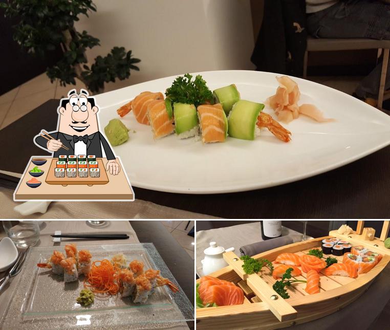 Prova le diverse opzioni di sushi