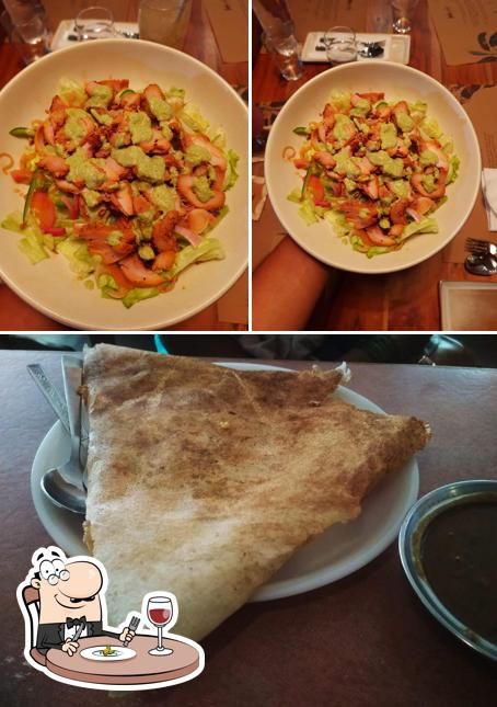 Food at Ice Spice Veg Restaurant.Sardar ji Dhaba