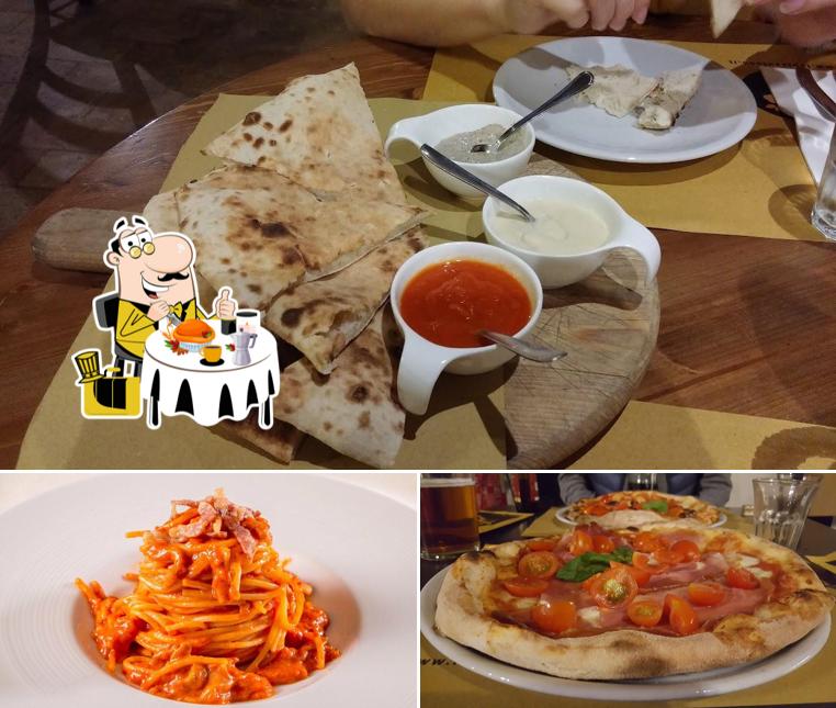 Platti al La Pizzoteca Agricola