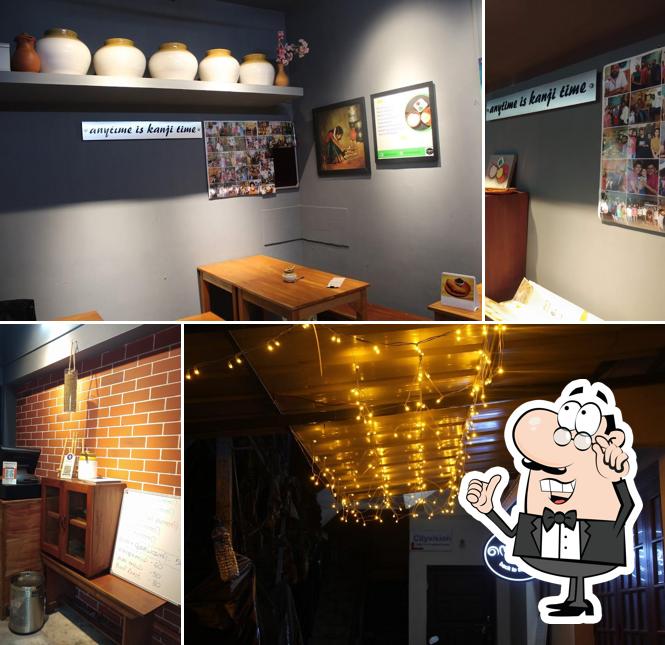 The interior of Nellikka Restaurant Kadavanthra
