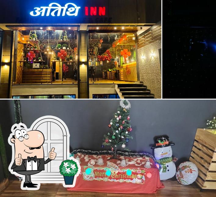 The exterior of Atithi inn restaurant