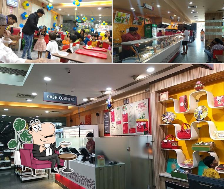 The interior of Haldiram's - MSX Mall