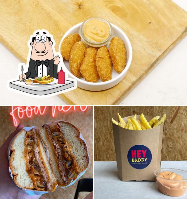 Prova a prendere un piatto di chips a Hey Buddy Smash Burger