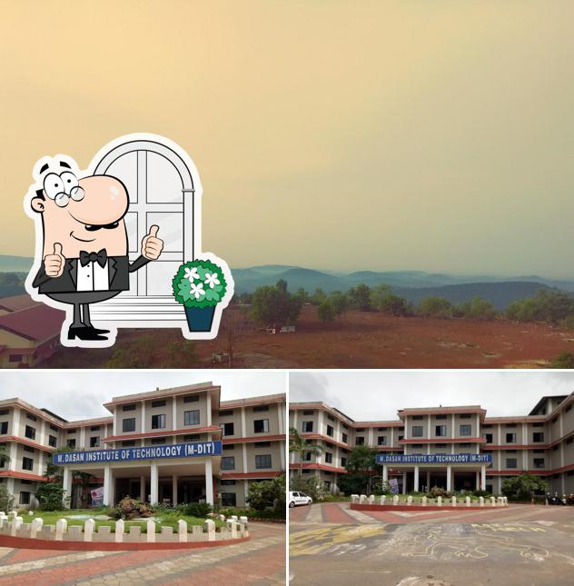 Check out how M.DIT Canteen 1 Engineering College looks outside