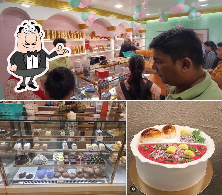 The interior of Maaru's Bakers & Cake Shop - Pimple Saudagar