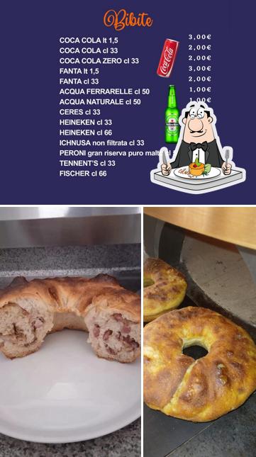 La foto di cibo e bevanda da Mc Lorenz Food - Pizza Gourmet - Panini classici e senza glutine - Polli allo spiedo