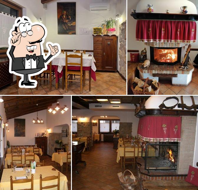 Gli interni di Trattoria Da Catine